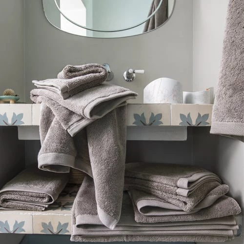 Alexandre Turpault Serviettes De Toilette Gant De Toilette En Coton Taupe 16x21 4 Alexandre Turpault Serviettes De Toilette Gant De Toilette En Coton Taupe 16x21 – Image 2