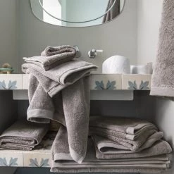 Alexandre Turpault Serviettes De Toilette Gant De Toilette En Coton Taupe 16x21 10 Alexandre Turpault Serviettes De Toilette Gant De Toilette En Coton Taupe 16x21 -Gants de toilette Soldes gant de toilette en coton taupe 16x21 3