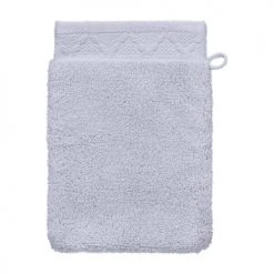Le Jacquard Français Serviettes De Toilette Gant De Toilette En Coton Voile Grisé 15 X 22