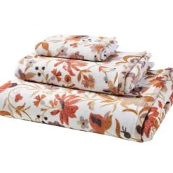 Becquet Serviettes De Toilette Gants De Toilette Beige 15x21 En Coton