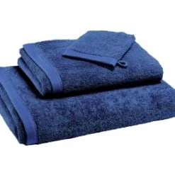 Becquet Serviettes De Toilette Gants De Toilette Bleu Orage 15x21 En Coton Bio -Gants de toilette Soldes gants de toilette bleu orage 15x21 en coton bio 5