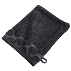 Becquet Serviettes De Toilette Gants De Toilette Gris Anthracite 15x21 En Coton