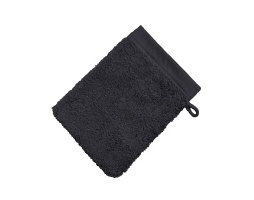 Becquet Serviettes De Toilette Gants De Toilette Gris Anthracite 15x21 En Coton Bio 4 Becquet Serviettes De Toilette Gants De Toilette Gris Anthracite 15x21 En Coton Bio – Image 2