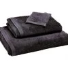Becquet Serviettes De Toilette Gants De Toilette Gris Anthracite 15x21 En Coton Bio