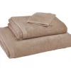 Becquet Serviettes De Toilette Gants De Toilette Marron Taupe 15x21 En Coton Bio -Gants de toilette Soldes gants de toilette marron taupe 15x21 en coton bio 2
