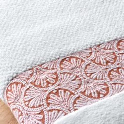 Becquet Serviettes De Toilette Gants De Toilette Orange Terracotta 15x21 En Coton -Gants de toilette Soldes gants de toilette orange terracotta 15x21 en coton 2