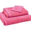 Becquet Serviettes De Toilette Gants De Toilette Rose Framboise 15x21 En Coton Bio