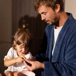 Olivier Desforges Peignoirs Et Chaussons De Bain Kimono Coton Peigné Nuit XL -Gants de toilette Soldes kimono coton peigne nuit xl 4