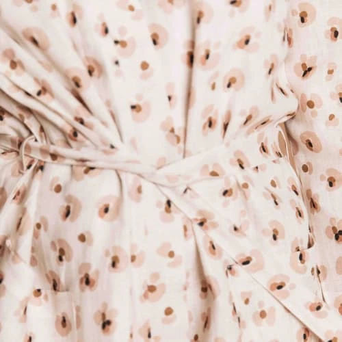 Gabrielle Paris Peignoirs Et Chaussons De Bain Kimono En Lin Lavé Imprimé Léopard Crème L 6 Gabrielle Paris Peignoirs Et Chaussons De Bain Kimono En Lin Lavé Imprimé Léopard Crème L – Image 4