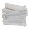 Linandelle Serviettes De Toilette Lot De 12 Gants Gants De Toilette En Eponge Blanc -Gants de toilette Soldes lot de 12 gants gants de toilette en eponge blanc