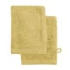 Sensei Maison Serviettes De Toilette Lot De 2 Gants 500 G/m² Miel 16x22 Cm