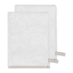 Sensei Maison Serviettes De Toilette Lot De 2 Gants Anthracite 16x22 Cm -Gants de toilette Soldes lot de 2 gants blanc 16x22 cm 5