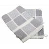 Linandelle Serviettes De Toilette Lot De 2 Gants De Toilette Carreaux En Coton Gris 15x21 Cm -Gants de toilette Soldes lot de 2 gants de toilette carreaux en coton gris 15x21 cm 5