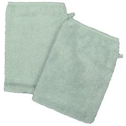 Eveil Et Nature Serviettes De Toilette Lot De 2 Gants De Toilette Coton Bio Aqua -Gants de toilette Soldes lot de 2 gants de toilette coton bio aqua 4