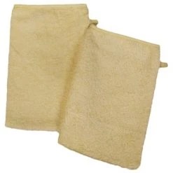 Eveil Et Nature Serviettes De Toilette Lot De 2 Gants De Toilette Coton Bio Océan -Gants de toilette Soldes lot de 2 gants de toilette coton bio jaune 3