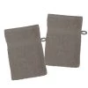 Home Bain Serviettes De Toilette Lot De 2 Gants De Toilette En Coton Bio Coton Taupe 21x15 -Gants de toilette Soldes lot de 2 gants de toilette en coton bio coton taupe 21x15 1