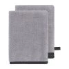 Sensei Maison Serviettes De Toilette Lot De 2 Gants Gris Perle 16x22 Cm -Gants de toilette Soldes lot de 2 gants gris perle 16x22 cm 3