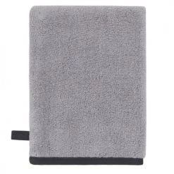 Sensei Maison Serviettes De Toilette Lot De 2 Gants Gris Perle 16x22 Cm -Gants de toilette Soldes lot de 2 gants gris perle 16x22 cm 4