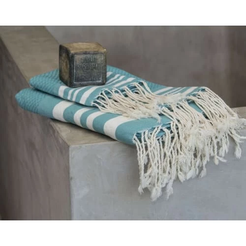 Febronie Décoration De Jardin Lot De 3 Foutas 100x200 + 50x80 (x2) Rose Pâle 7 Febronie Décoration De Jardin Lot De 3 Foutas 100x200 + 50x80 (x2) Rose Pâle – Image 5