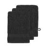Sensei Maison Serviettes De Toilette Lot De 3 Gants De Toilette 550gr/m² Anthracite 16x22 Cm -Gants de toilette Soldes lot de 3 gants de toilette 550gr m2 anthracite 16x22 cm