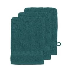 Sensei Maison Serviettes De Toilette Lot De 3 Gants De Toilette 550gr/m² Brique 16x22 Cm -Gants de toilette Soldes lot de 3 gants de toilette 550gr m2 canard 16x22 cm 6