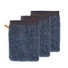 Sensei Maison Serviettes De Toilette Lot De 3 Gants De Toilette 550gr/m² Denim 16x22 Cm -Gants de toilette Soldes lot de 3 gants de toilette 550gr m2 denim 16x22 cm