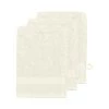 Sensei Maison Serviettes De Toilette Lot De 3 Gants De Toilette 550gr/m² Ecru 16x22 Cm