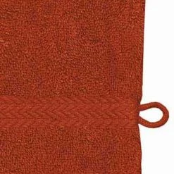 Sensei Maison Serviettes De Toilette Lot De 3 Gants De Toilette 550gr/m² Terracota 16x22 Cm -Gants de toilette Soldes lot de 3 gants de toilette 550gr m2 terracota 16x22 cm 2