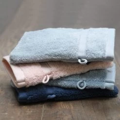 Sensei Maison Serviettes De Toilette Lot De 3 Gants De Toilette 600gr/m² Bleu Arctic 16x22 Cm -Gants de toilette Soldes lot de 3 gants de toilette 600gr m2 bleu arctic 16x22 cm 3