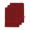 Sensei Maison Serviettes De Toilette Lot De 3 Gants De Toilette 600gr/m² Cardinal 16x22 Cm -Gants de toilette Soldes lot de 3 gants de toilette 600gr m2 cardinal 16x22 cm