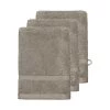 Sensei Maison Serviettes De Toilette Lot De 3 Gants De Toilette 600gr/m² Mastic 16x22 Cm -Gants de toilette Soldes lot de 3 gants de toilette 600gr m2 mastic 16x22 cm