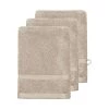 Sensei Maison Serviettes De Toilette Lot De 3 Gants De Toilette 600gr/m² Sable 16x22 Cm -Gants de toilette Soldes lot de 3 gants de toilette 600gr m2 sable 16x22 cm