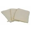 Linandelle Serviettes De Toilette Lot De 3 Gants De Toilette Eponge En Coton Ivoire -Gants de toilette Soldes lot de 3 gants de toilette eponge en coton ivoire