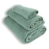 Oona Home Ensemble De Bain Lot De 3 Serviettes Vert Sage 30X50, 50X100, 90X160 -Gants de toilette Soldes lot de 3 serviettes vert sage 30x50 50x100 90x160 1