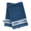 Becquet Serviettes De Toilette Lots De 2 Gants De Toilette Bleu 15x21 En Coton -Gants de toilette Soldes lots de 2 gants de toilette bleu 15x21 en coton 5