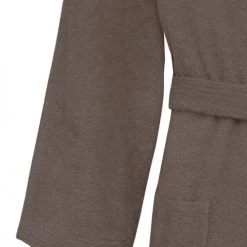 Sensei Maison Peignoirs Et Chaussons De Bain LUXURY - Peignoir De Bain Mixte Col Kimono Greige XL -Gants de toilette Soldes luxury peignoir de bain mixte col kimono greige xl 3