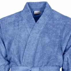 Sensei Maison Peignoirs Et Chaussons De Bain LUXURY - Peignoir De Bain Mixte Col Kimono Lavande S -Gants de toilette Soldes luxury peignoir de bain mixte col kimono lavande s 3