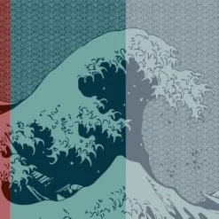 Sensei Maison Accessoires Et Serviettes De Plage  NIHONKAI - Serviette De Plage Velours Bleu 100x180 Cm -Gants de toilette Soldes nihonkai serviette de plage velours bleu 100x180 cm 2