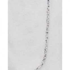 Sensei Maison Peignoirs Et Chaussons De Bain Paréo Avec Liseré Imprimé Blanc Taille Unique -Gants de toilette Soldes pareo avec lisere imprime blanc taille unique 1