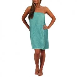 Sensei Maison Peignoirs Et Chaussons De Bain Paréo De Bain Coton Blanc Taille Unique -Gants de toilette Soldes pareo de bain coton blanc taille unique 3