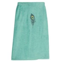 Sensei Maison Peignoirs Et Chaussons De Bain Paréo De Bain En Coton Aqua Sea Taille Unique -Gants de toilette Soldes pareo de bain en coton aqua sea taille unique 3