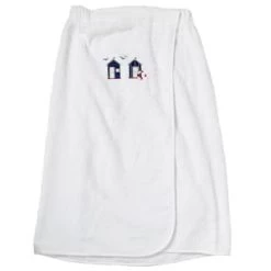 Sensei Maison Peignoirs Et Chaussons De Bain Paréo De Bain En Coton Cobalt Taille Unique -Gants de toilette Soldes pareo de bain en coton blanc taille unique 1