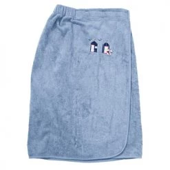 Sensei Maison Peignoirs Et Chaussons De Bain Paréo De Bain En Coton Cobalt Taille Unique