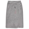 Sensei Maison Peignoirs Et Chaussons De Bain Paréo De Bain En Coton Gris Perle Taille Unique -Gants de toilette Soldes pareo de bain en coton gris perle taille unique