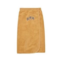 Sensei Maison Peignoirs Et Chaussons De Bain Paréo De Bain Jaune Longueur 70 Cm -Gants de toilette Soldes pareo de bain jaune longueur 70 cm 3