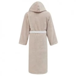 Sensei Maison Peignoirs Et Chaussons De Bain Peignoir à Capuche Double Face Sable L -Gants de toilette Soldes peignoir a capuche double face sable l 3