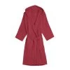 Blanc Cerise Peignoirs Et Chaussons De Bain Peignoir Capuche En Coton BIO L Rouge Basque