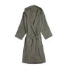 Blanc Cerise Peignoirs Et Chaussons De Bain Peignoir Capuche En Coton BIO S Sauge -Gants de toilette Soldes peignoir capuche en coton bio s sauge