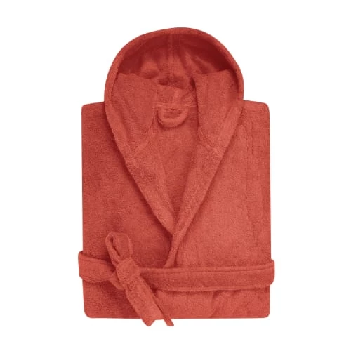 Blanc Cerise Peignoirs Et Chaussons De Bain Peignoir Capuche En Coton BIO XL Terracotta 4 Blanc Cerise Peignoirs Et Chaussons De Bain Peignoir Capuche En Coton BIO XL Terracotta – Image 2