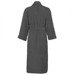 Sensei Maison Peignoirs Et Chaussons De Bain Peignoir Col Chale Coton/modal Anthracite L -Gants de toilette Soldes peignoir col chale coton modal anthracite l 1